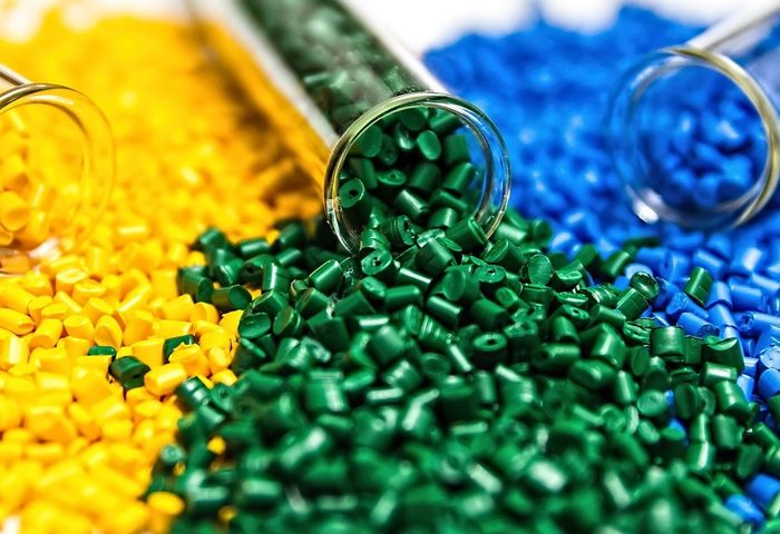 Recycled polypropylene pellets